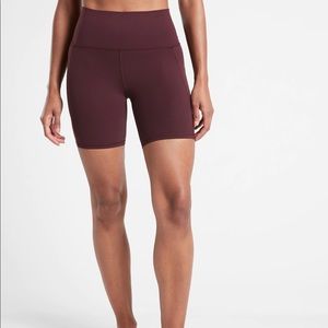 Athleta Biker Shorts with pockets